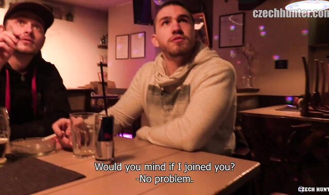 Czech Hunter:voyeur Degustating Barred Fruits at the Local Pub