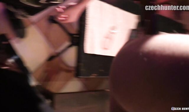 Czech Hunter:voyeur Degustating Barred Fruits at the Local Pub