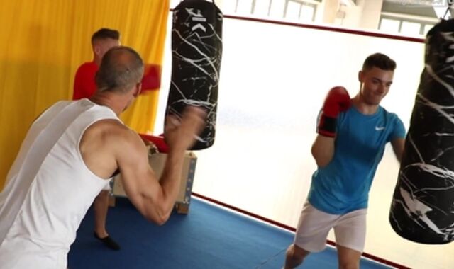 Old Guy Trains Youthful Pup a Lesson