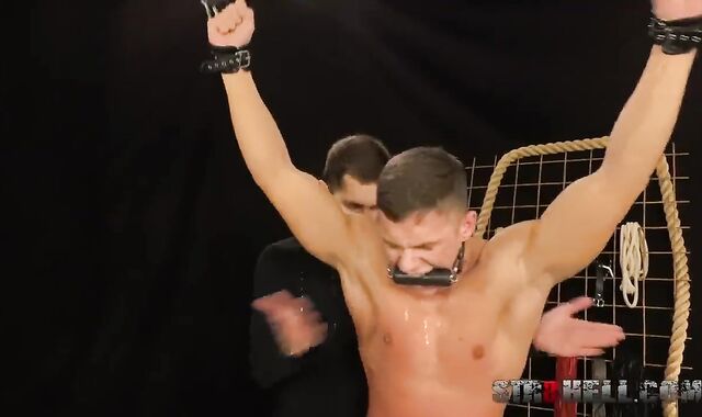 Muscular Otters get Backsides Bruised In A Ruthless thraldom spycam&spycam Discipline Game