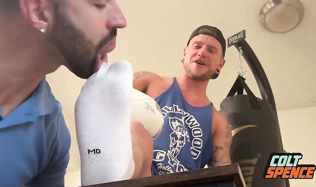 Boxer Colt Spence Hooligans Towel twink Nick Charms And Makes Him Adore Soles UTTER EPISODE