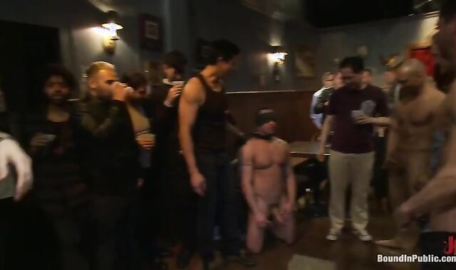 BoundInPublic spycam-voyeur Italian Bodybuilder Is Used And Abjected