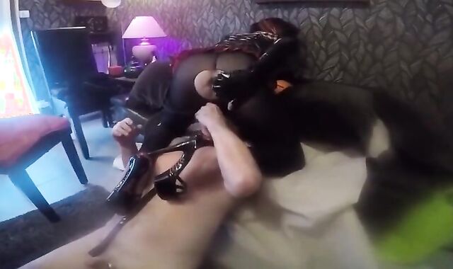 Crossdresser Couple's Anal Pleasures for Daddy