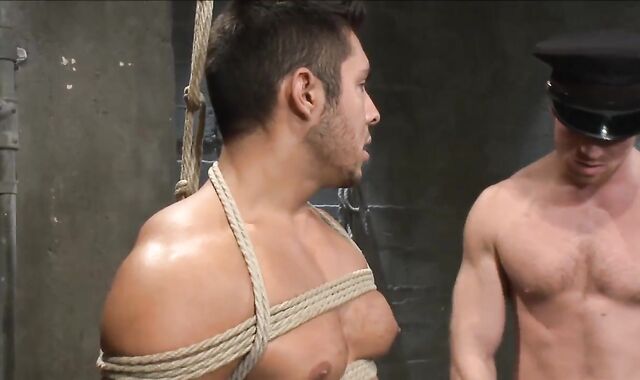 masochism spycam-spycam Officer Predominates The Inmate.