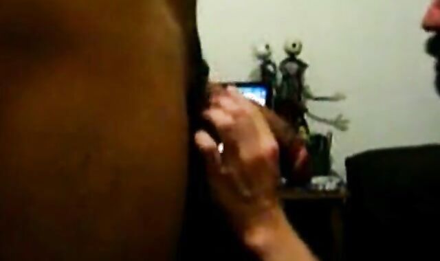 Hairy Bear Daddy Sucks Amateur Cock