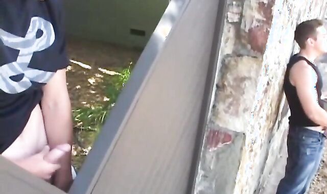 Next Door Pals:spycam Under the Fence with Dylan