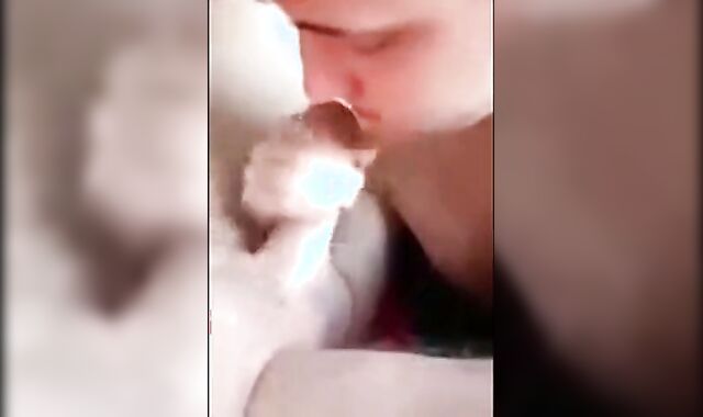 Daddy gives twink his first blowjob