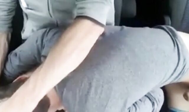 Big Cock Blowjob in the Car at a Public Park 2