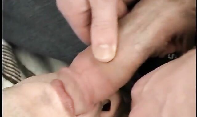 two chic masculines pound and end with a facial cumshot