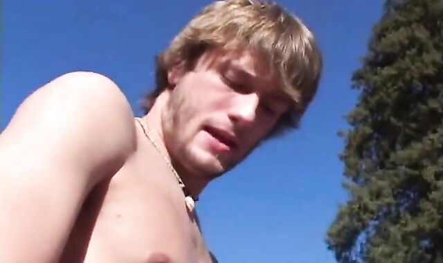 Next Door Mates:spycam Woodsy Masturbating for Youthful Guys