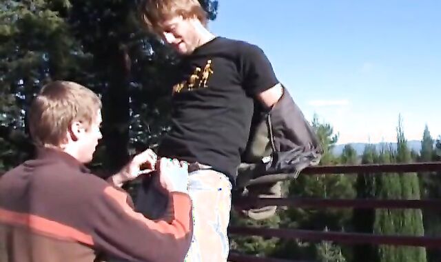 Next Door Mates:spycam Woodsy Masturbating for Youthful Guys