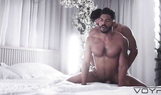 Nicely-shaped railing fat meatpipe