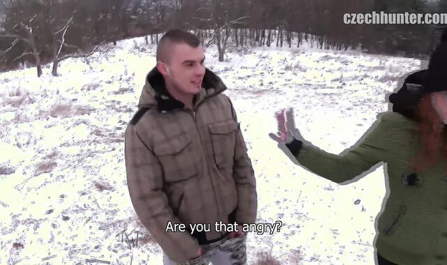 Czech Hunter:voyeur Sledding down the slopes of passion