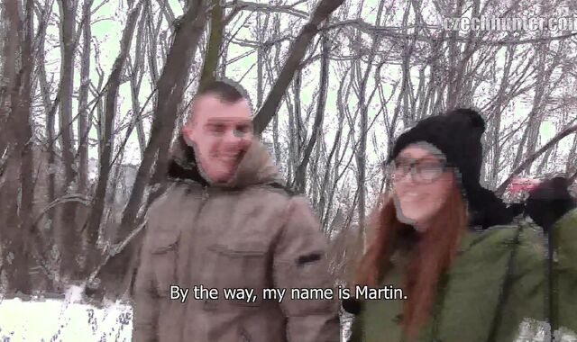 Czech Hunter:voyeur Sledding down the slopes of passion