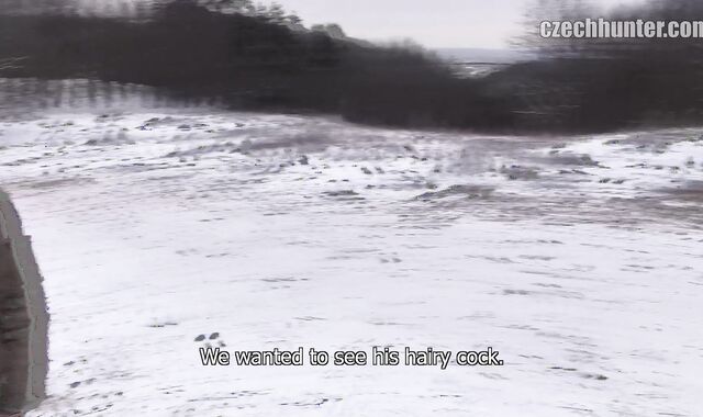 Czech Hunter:voyeur Sledding down the slopes of passion