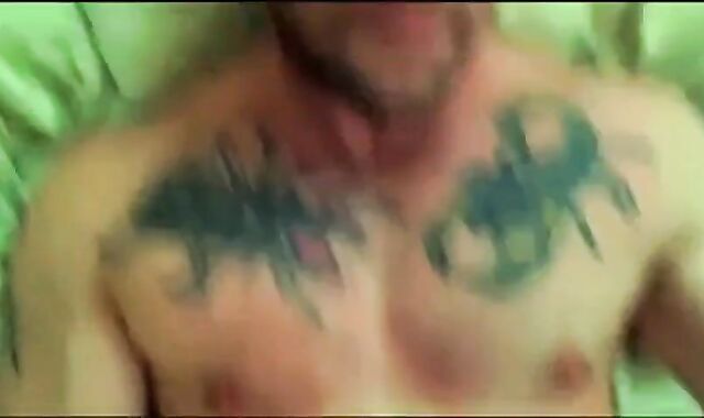 Old Daddy Barebacks His Young Soldier Boy