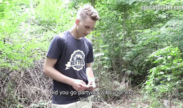 Czech Hunter:voyeur First-ever Encounter with a Wounded Heart