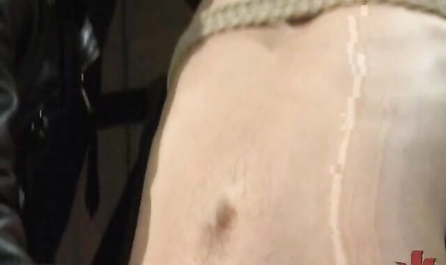 linked Up faggot To A thraldom Ladder gets His