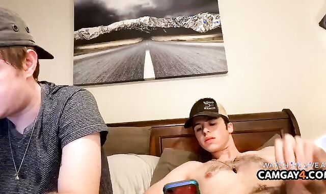 twunk Showcasing His shaggy donk On The webcam