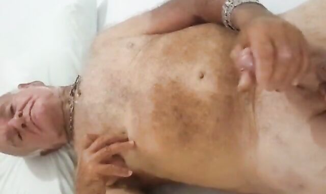 Big-Cock Grandpa Wanks for Daddy