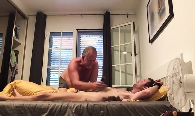 Parent Binds Me Up And Trims My Assets,spycam Then he bonks His teenage.