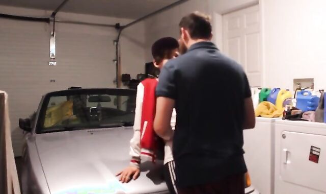 First-timer butt licking on web cam