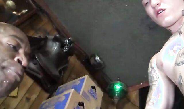 Thirsty cocksmokers Getting Facefucked