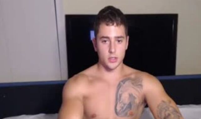 boy With humongous weenie Showcasing His whorey Bod