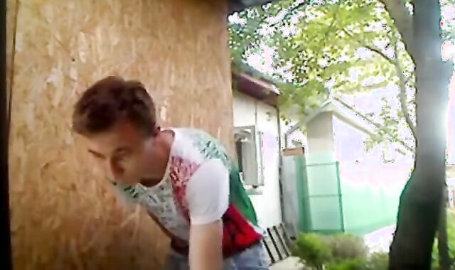 Twink's Outdoor Dance and Masturbation