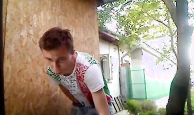 Twink's Outdoor Dance and Masturbation