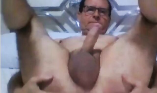 Grandpa Strokes on Webcam 7