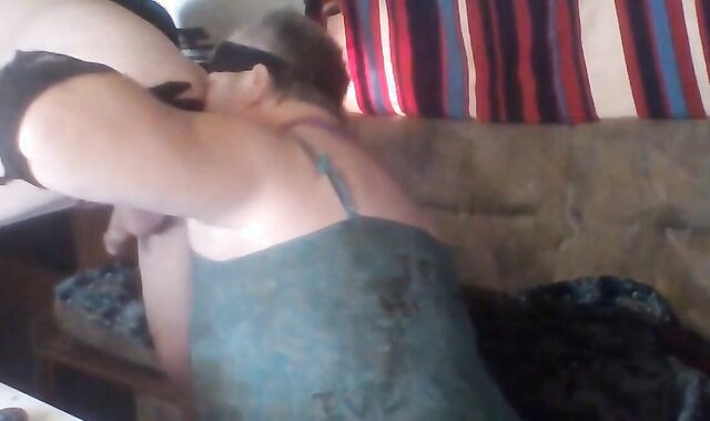 Sissy Crossdresser Blows Bear from Craigslist on Cam 2