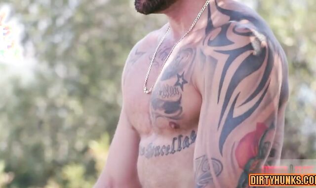 Muscle queer Supremacy With man-lava blast