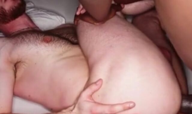 First-timer nailed by ebony pink cigar fellow