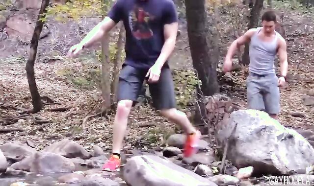 Road sucky-sucky!spycam Roll drill Act Betwixt 2 fleshy Yankee dicks!