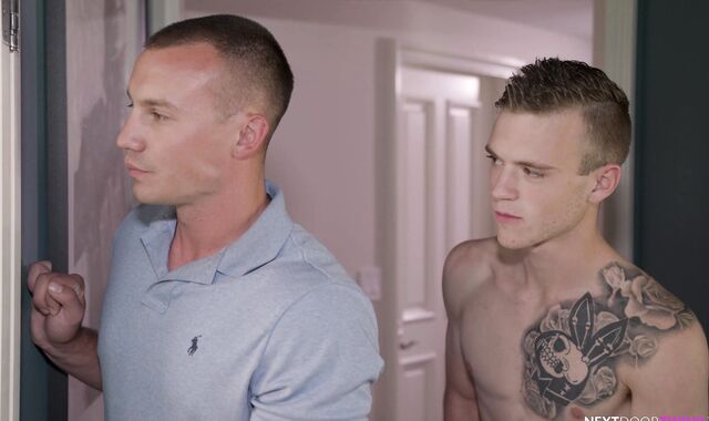 Next Door Twunk:spycam Cock-squeezing Twunks Take Beefy Peckers