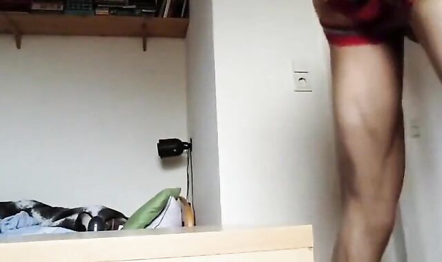 Twink Plays with His Big Dildo on Webcam