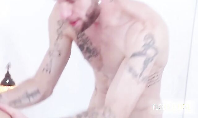 A joyful Concluding With All The fellow Milk In The Face