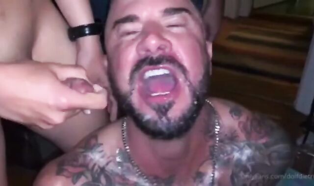 jizz Guzzling Event.spycam lovable fag Orgy