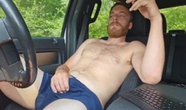 str8 jiggly Ginger CarJerk sheer pleasure N jism