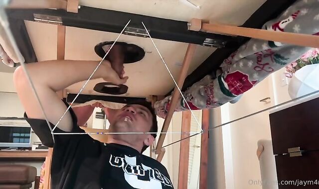 2 pulsing DICKED Santas Give Him The greatest Surprise shag voyeur[ONLYFANS]