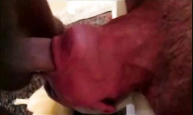 Big-Cock Blowjob for Silver-Haired Daddy