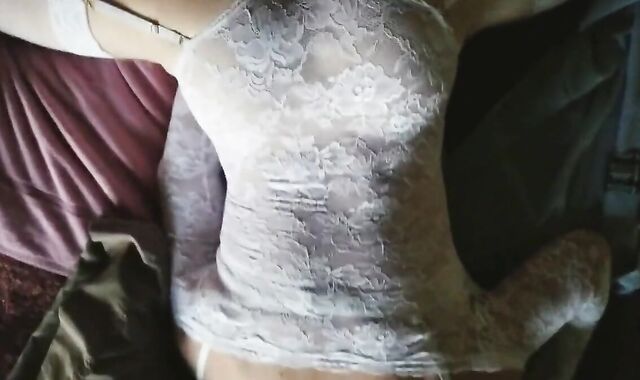 Bareback Amateur Crossdresser Takes BBC