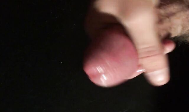 Close-up HD view of my throbbing cock with a creamy finish.