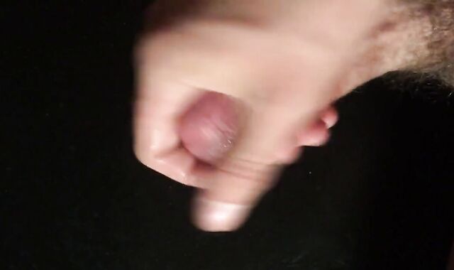 Close-up HD view of my throbbing cock with a creamy finish.