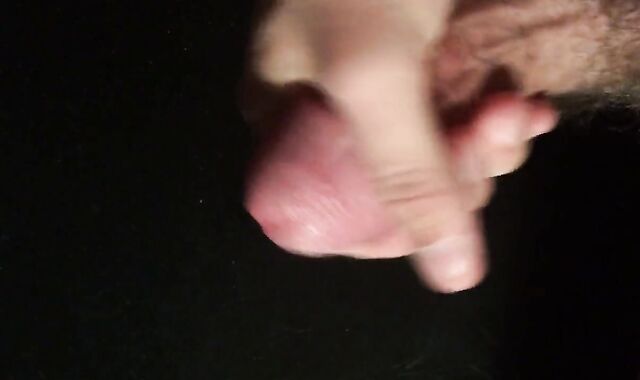 Close-up HD view of my throbbing cock with a creamy finish.