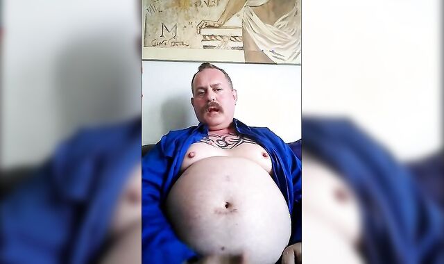 Fat Bear and Big Cock Daddy Handjob