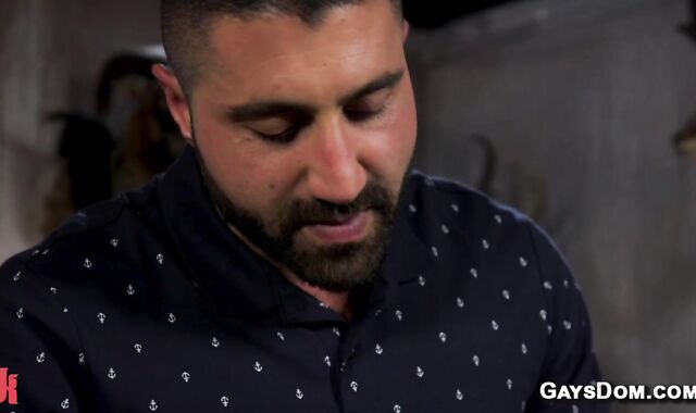 Gay rope bondage and deep fisting