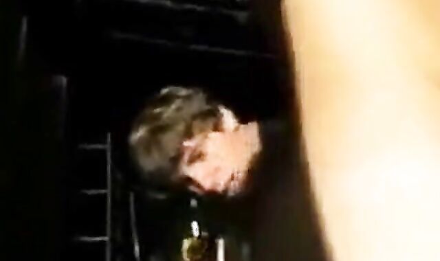 Twink Gets a Helping Hand from His Buddy Outdoors