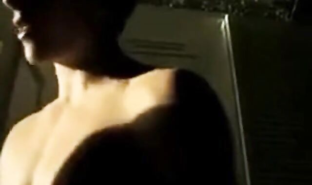 Twink Gets a Helping Hand from His Buddy Outdoors